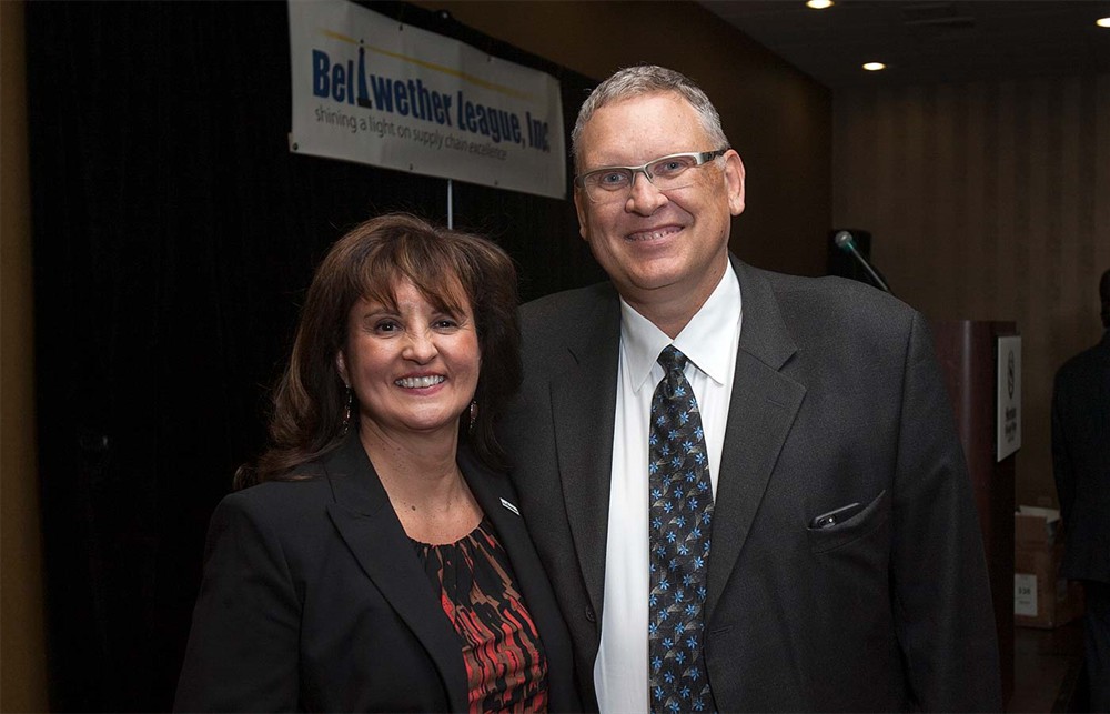 Bellwether League Inc.’s Jean Sargent with Randy Lipps (Bellwether Class of 2014).