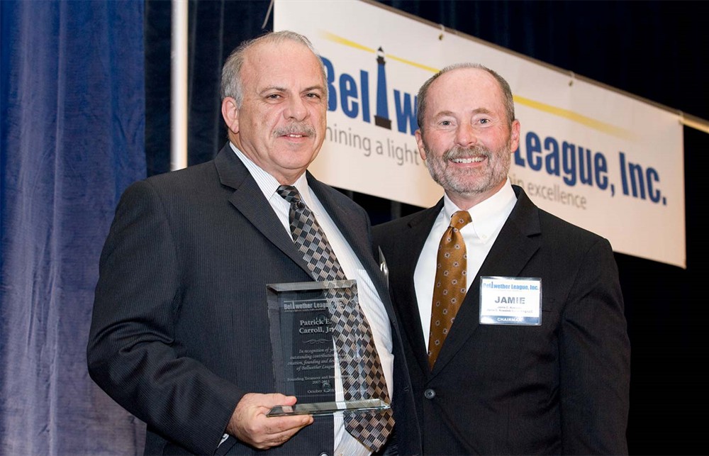 Chairman Jamie C. Kowalski with Founding Treasurer Patrick E. Carroll Jr. (2007-2011).