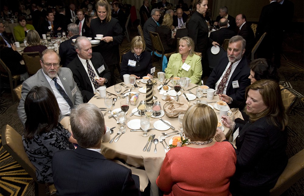 Table 3 featured Roberta Graham, R.N. (Bellwether Class of 2012) and her colleagues from UHC who came to honor her