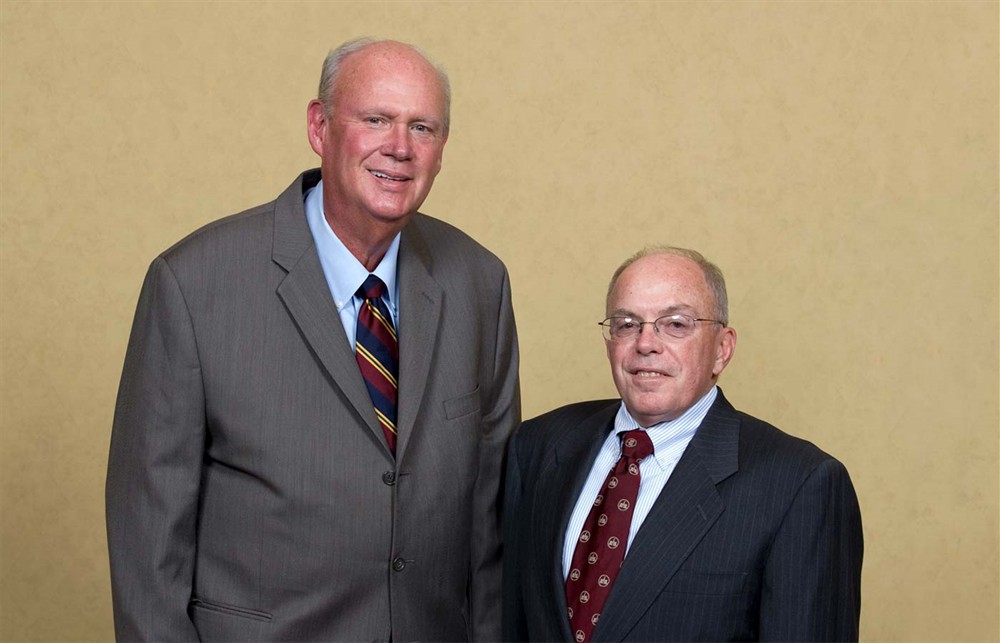 Retiring Founding Board Member Tom Hughes (2007-2010) and Retiring Founding Secretary Bud Bowen (2007-2010).