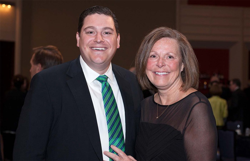 Bellwether Class of 2015’s Dee Donatelli with her son Joseph Donatelli.