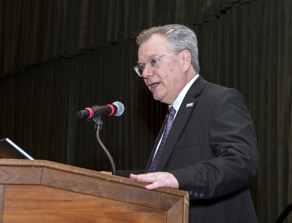 Rick Barlow opens BLFIRE17_s Induction & Recognition ceremony