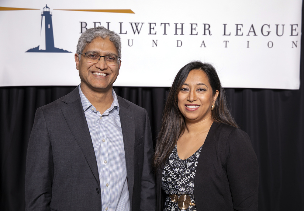 Ammer Honoree Class of 2024 (left to right): Anand Joshi, M.D., MBA; and Amanda Chawla, MHA, FACHE, CMRP