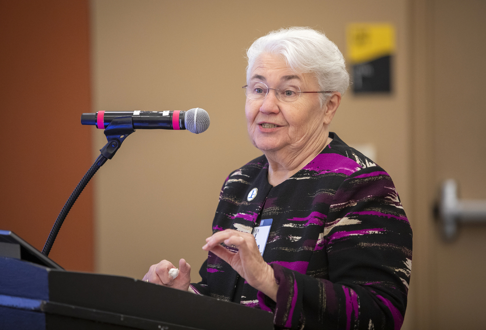 BLF Chairman Barbara Strain, Bellwether Class of 2021, opens Symposium