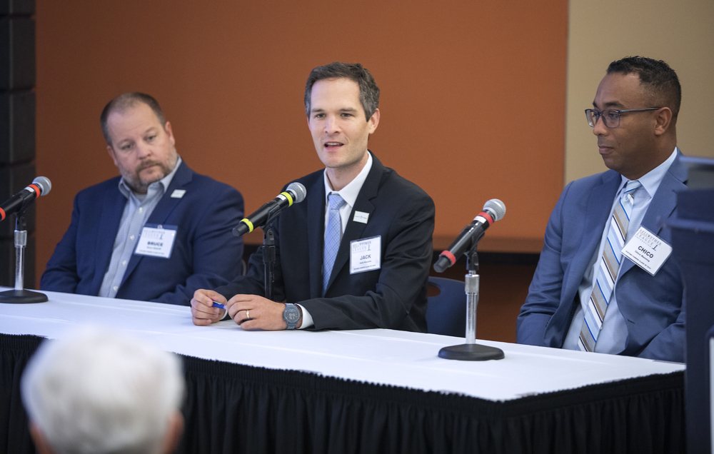 Future Famer panelists Bruce Radcliff-2021, Jack Koczela-2020, Chico Manning-2024