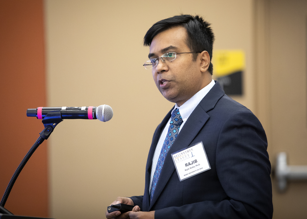 Rajib Dutta, Ph.D., delivers second part of 2023 Collegiate Capstone Project presentation